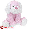 OEM soft ICTI brinquedo de pelúcia brinquedo cão de pelúcia rosa